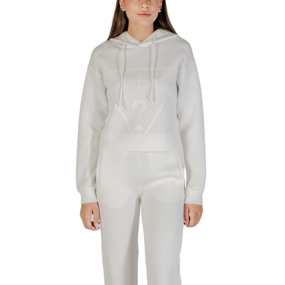 Guess Active Cream Viscose Women's Hoodie